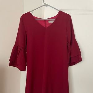 Bell Sleeve Shift Dress